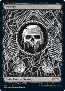 Swamp (#241) (The Unfathomable Crushing Brutality...) (full art)